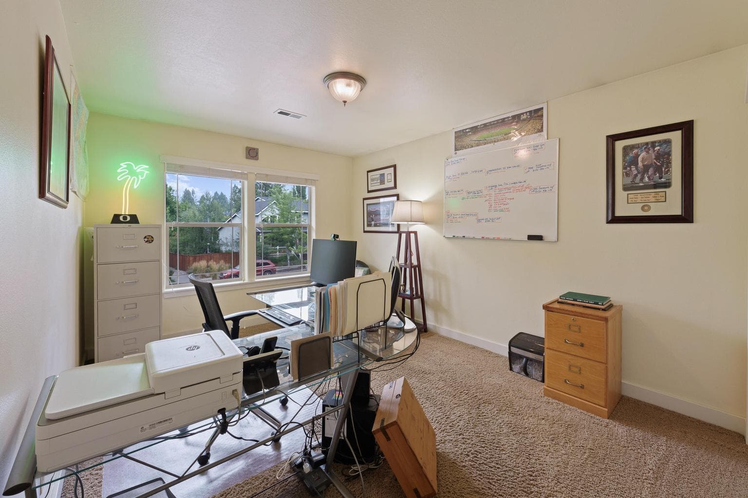 2nd guest bedroom being used as office