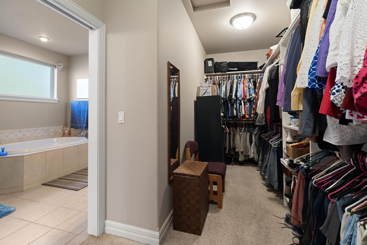 Master closet