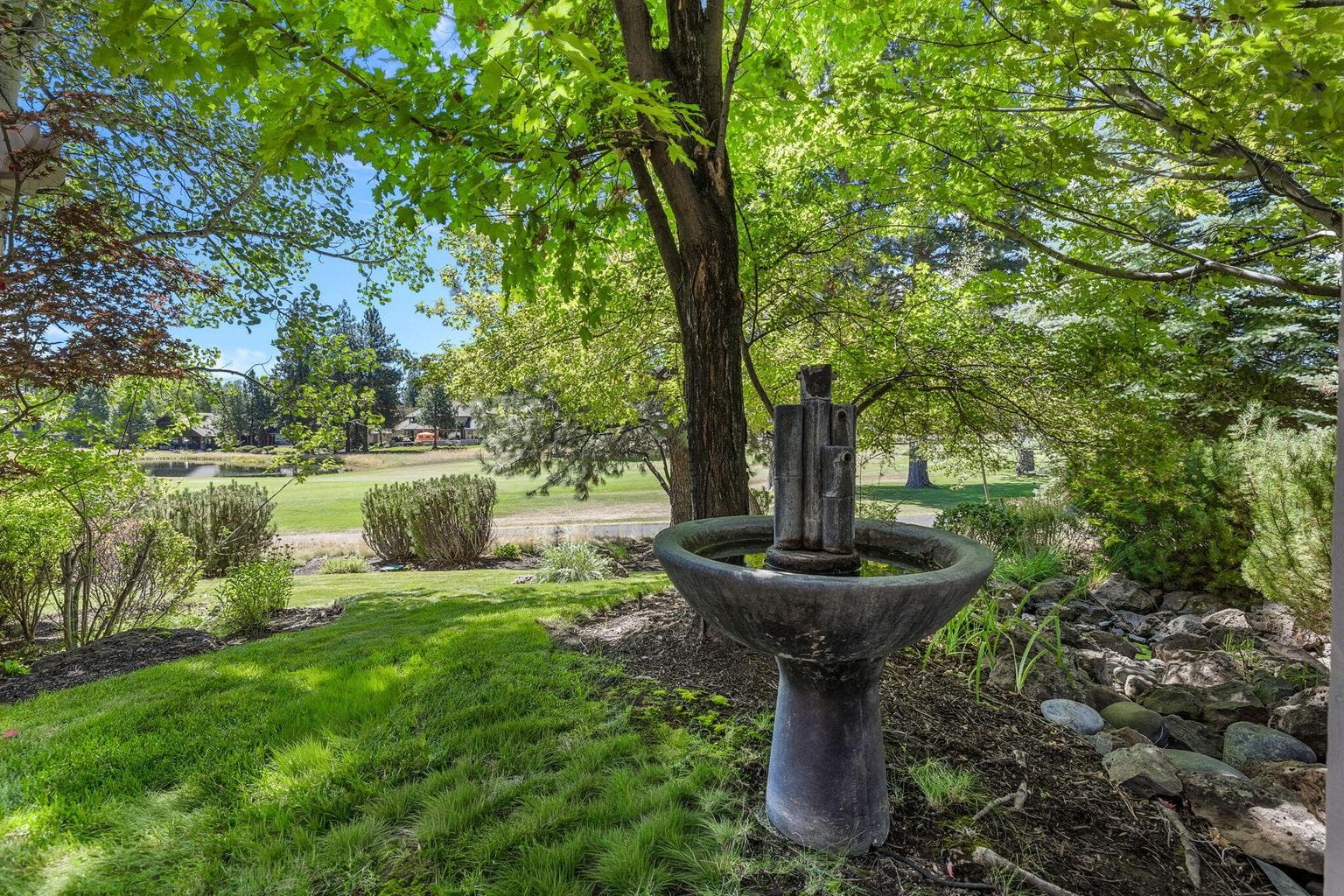Water features in both the Front and Backyard