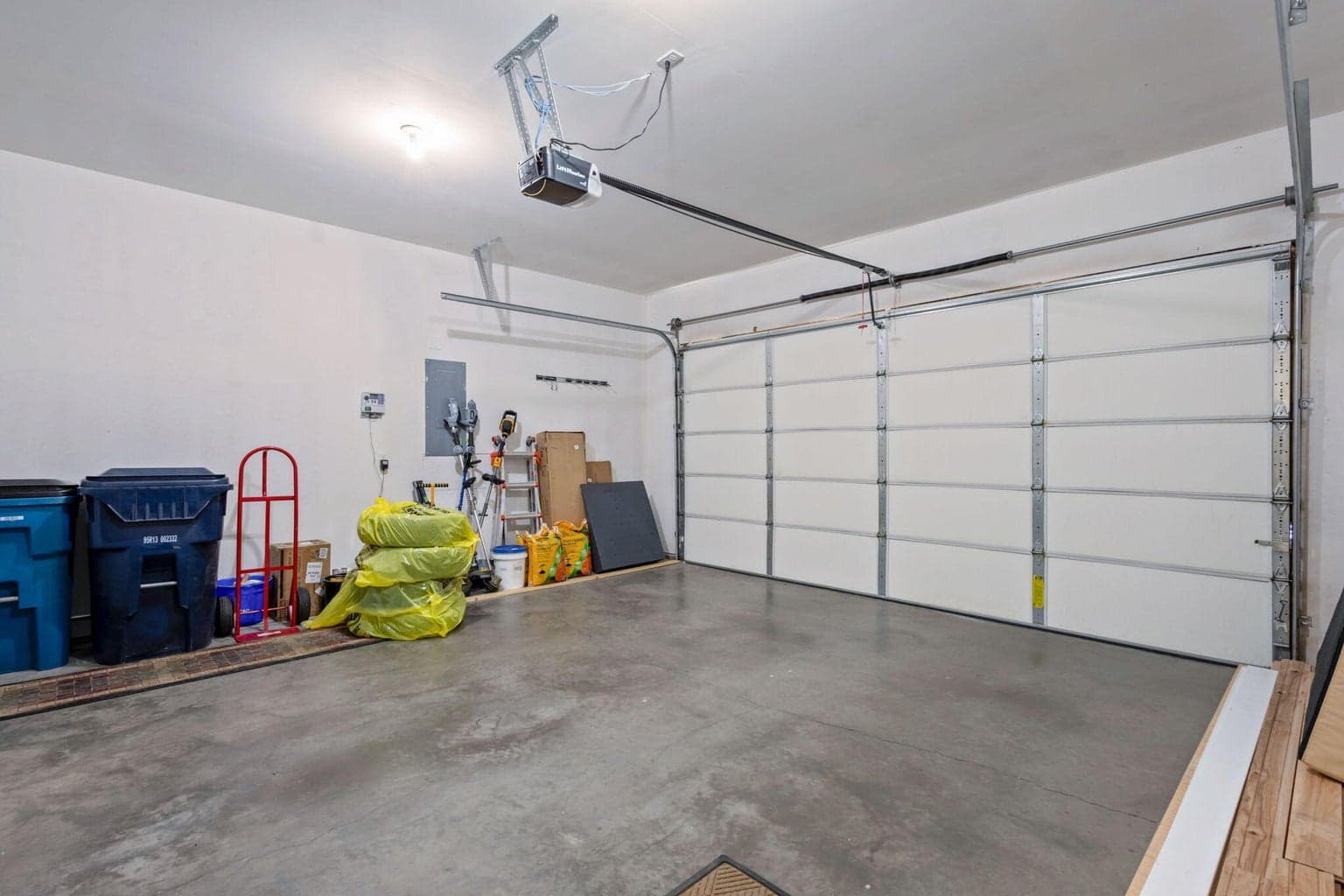 2 car attached garage