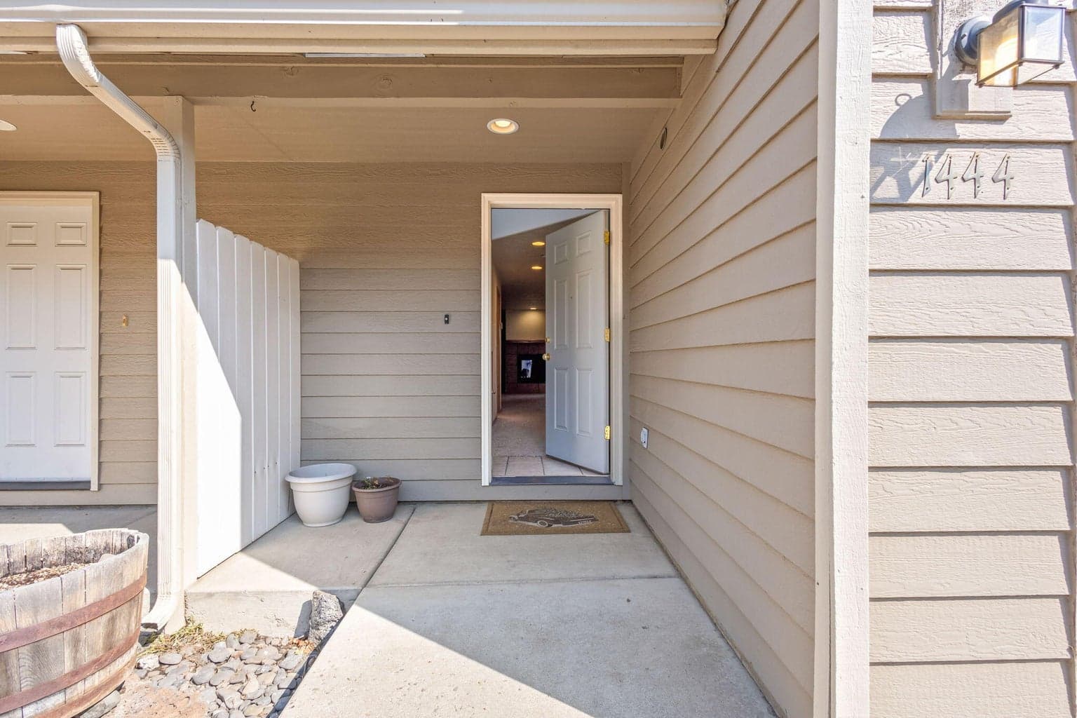Welcoming front porch