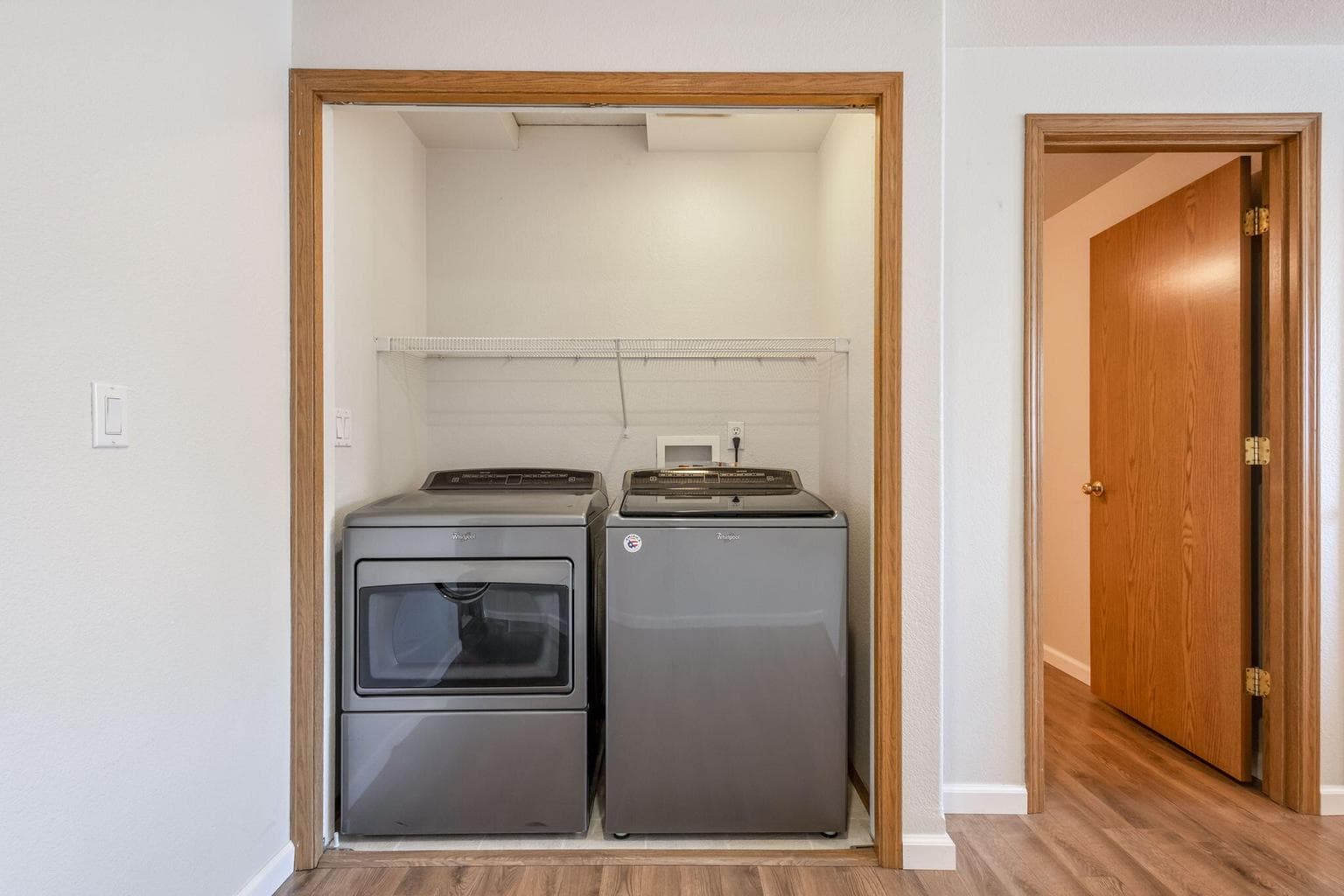 Laundry closet