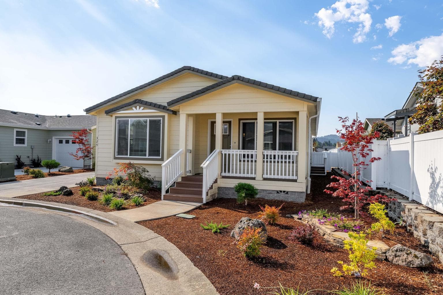 Covered front porch