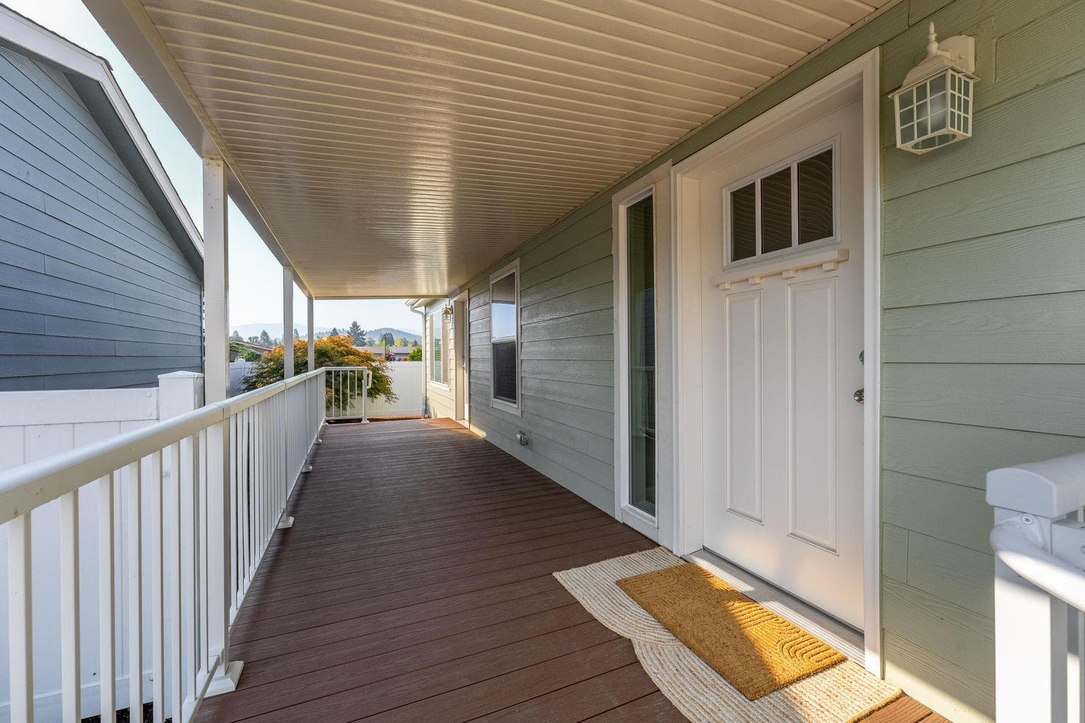 Covered front porch