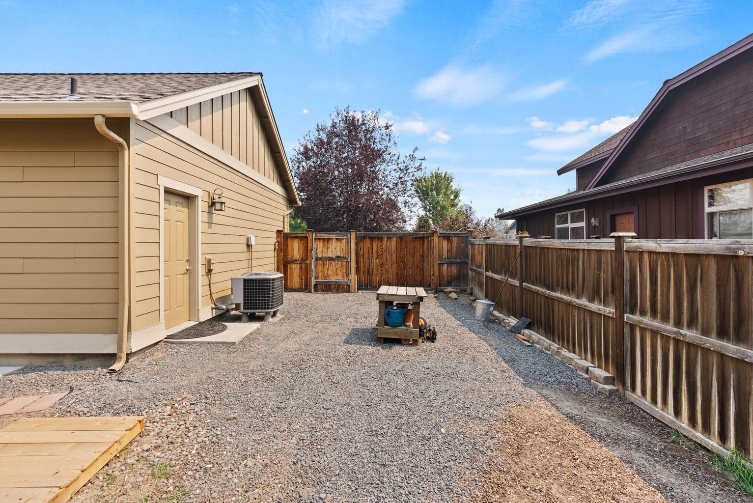Garage side