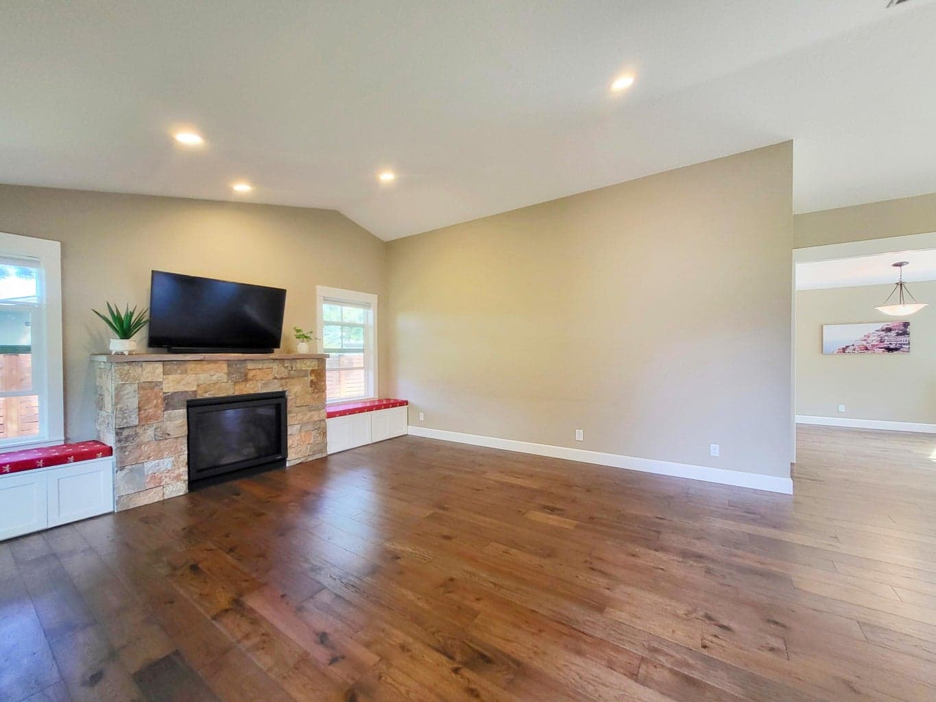 Pleasing color palate throughout this updated home