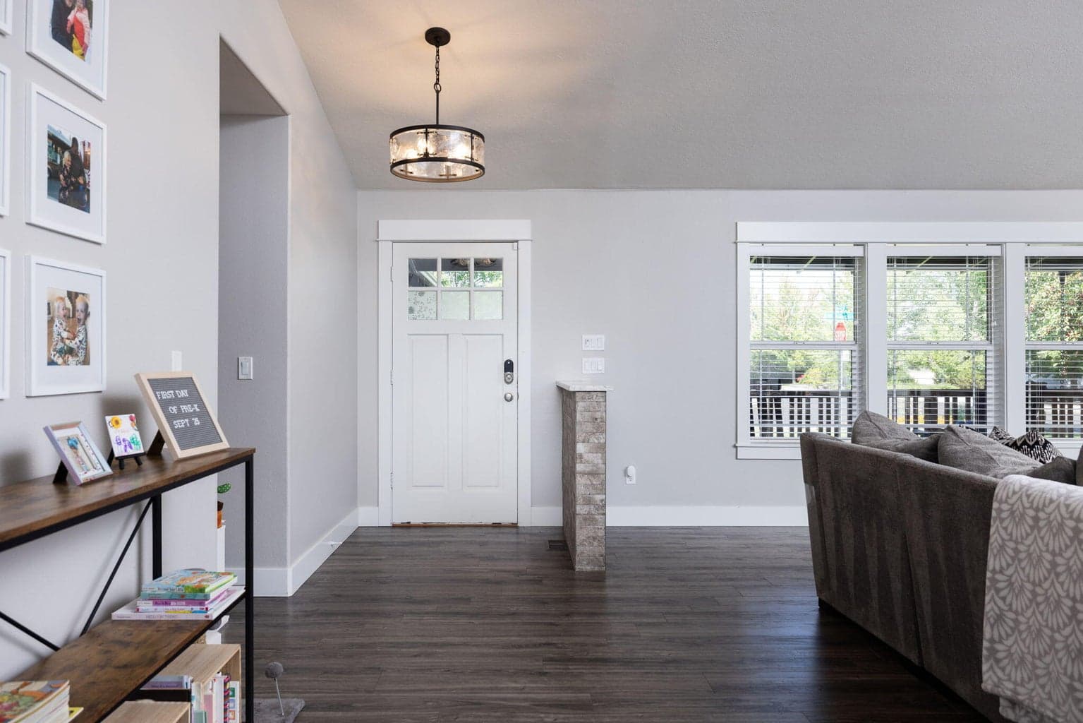 Entry into spacious great room