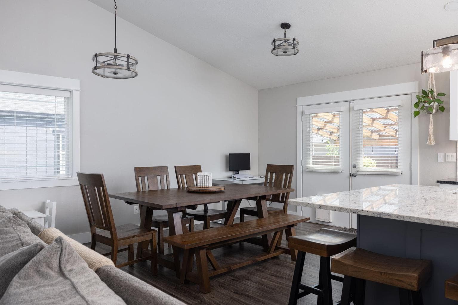 Open dining area