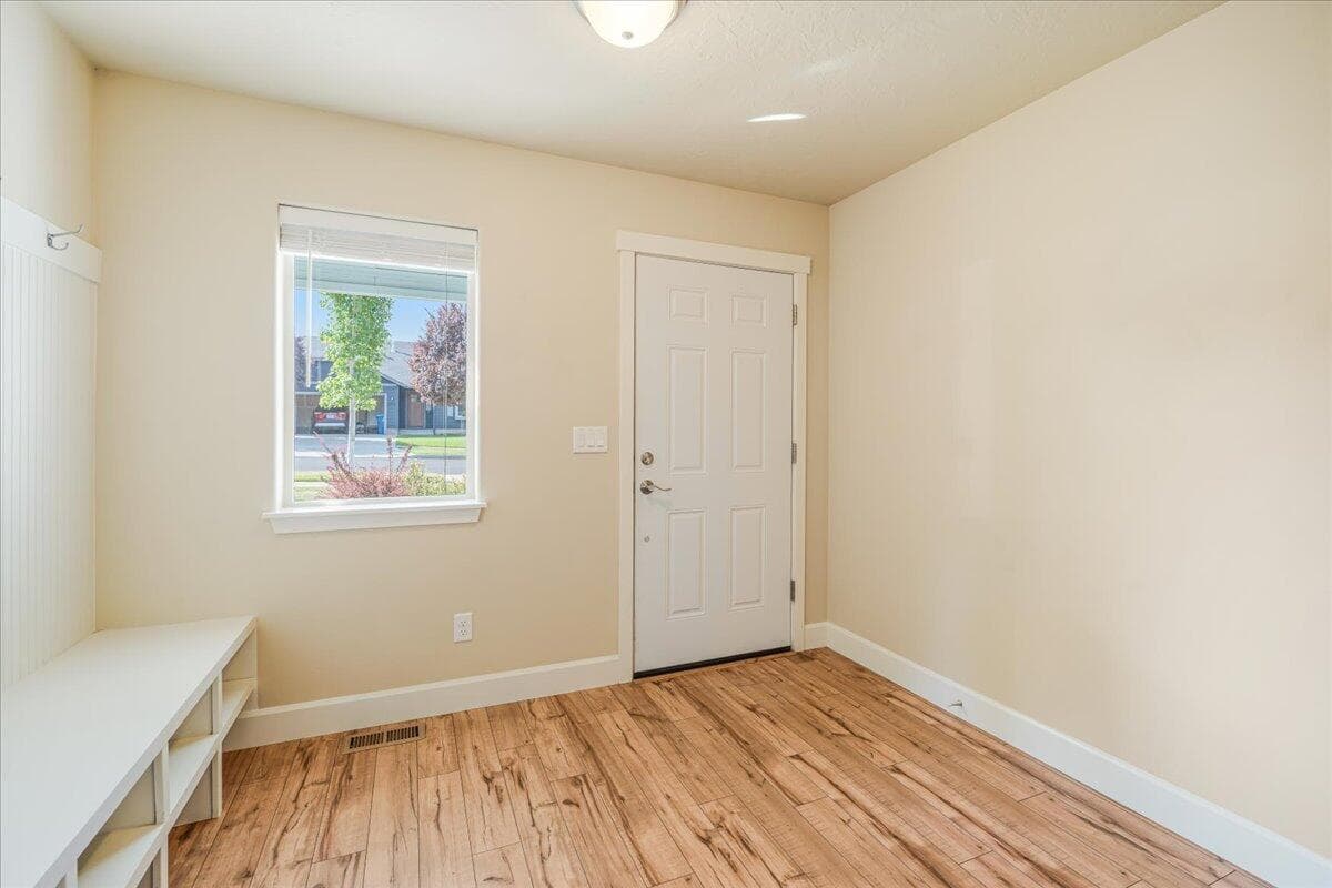 Entryway with Seating and Storage