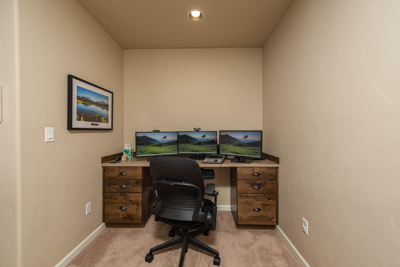 First loft area office