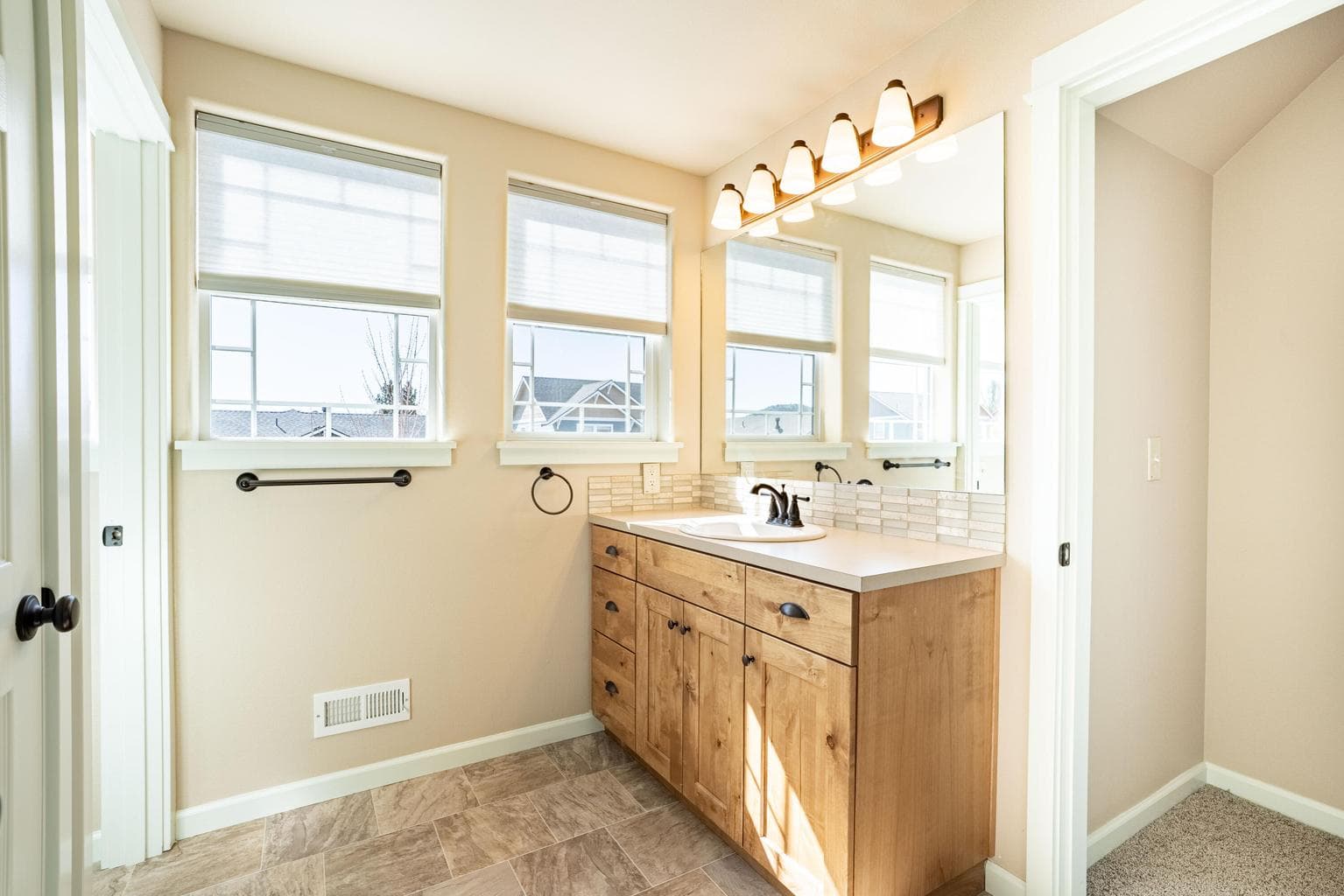Jack and Jill Bathroom Upstairs