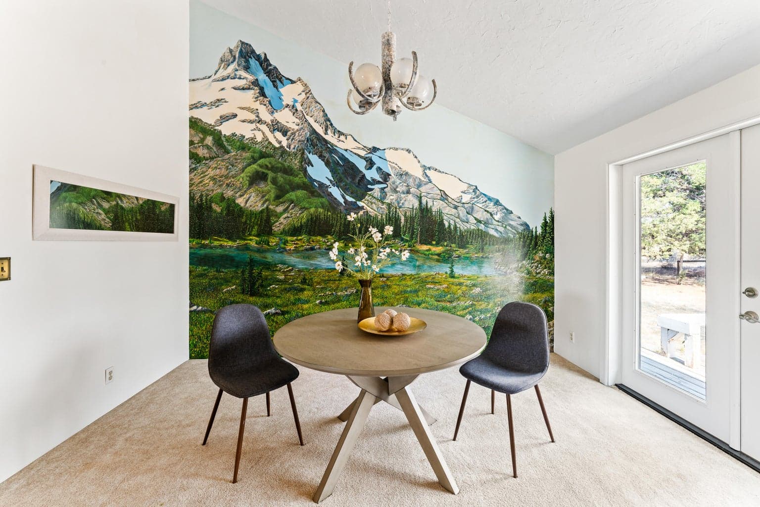 Eating Area w/ Vaulted Ceiling