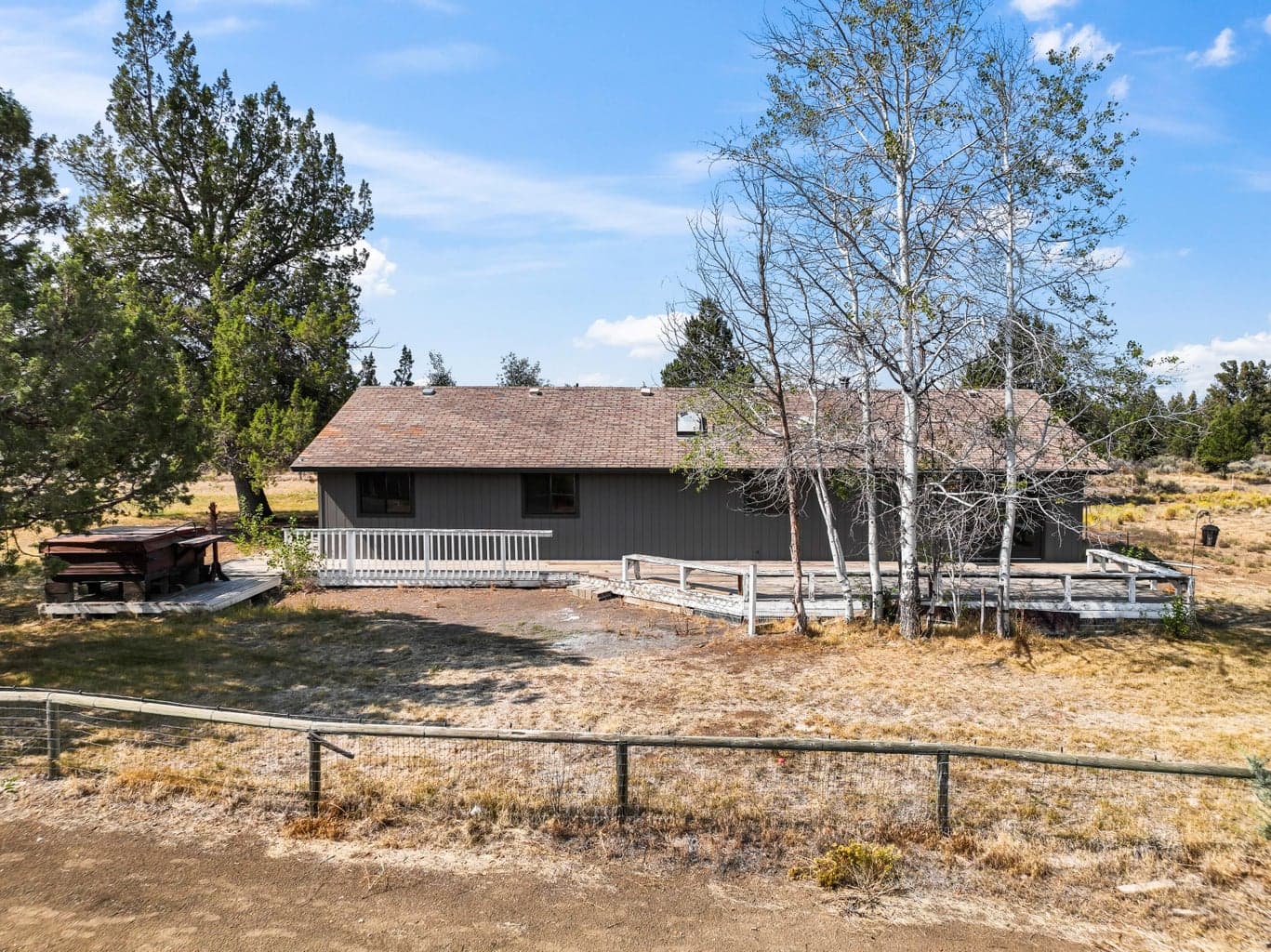 Fenced In Yard w/ Deck