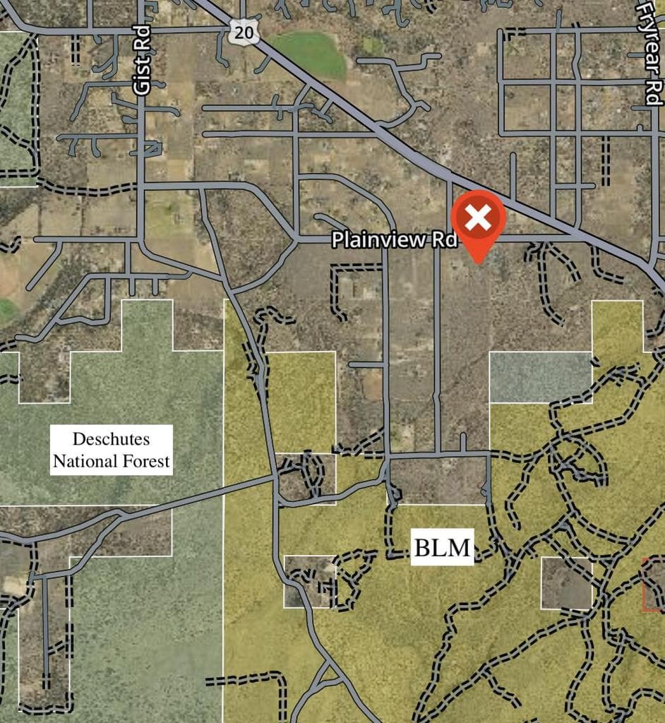 Access to Public Lands Via Paradise Alley/Sisemore Road