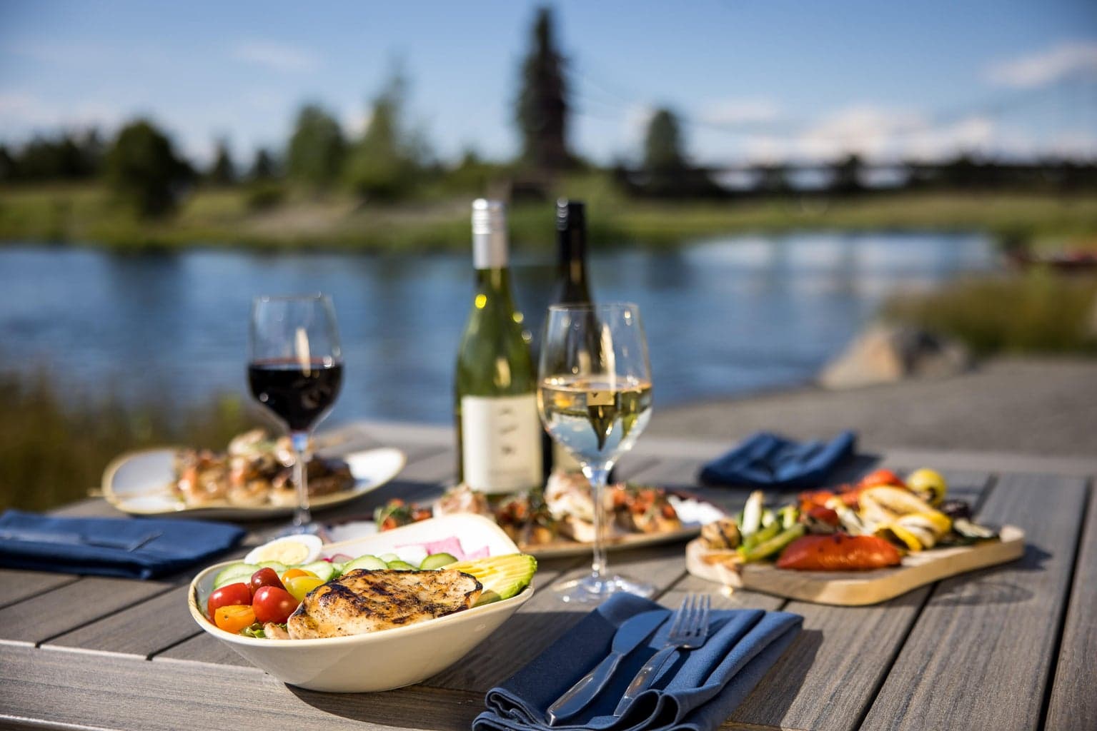 Dine at the Lake House