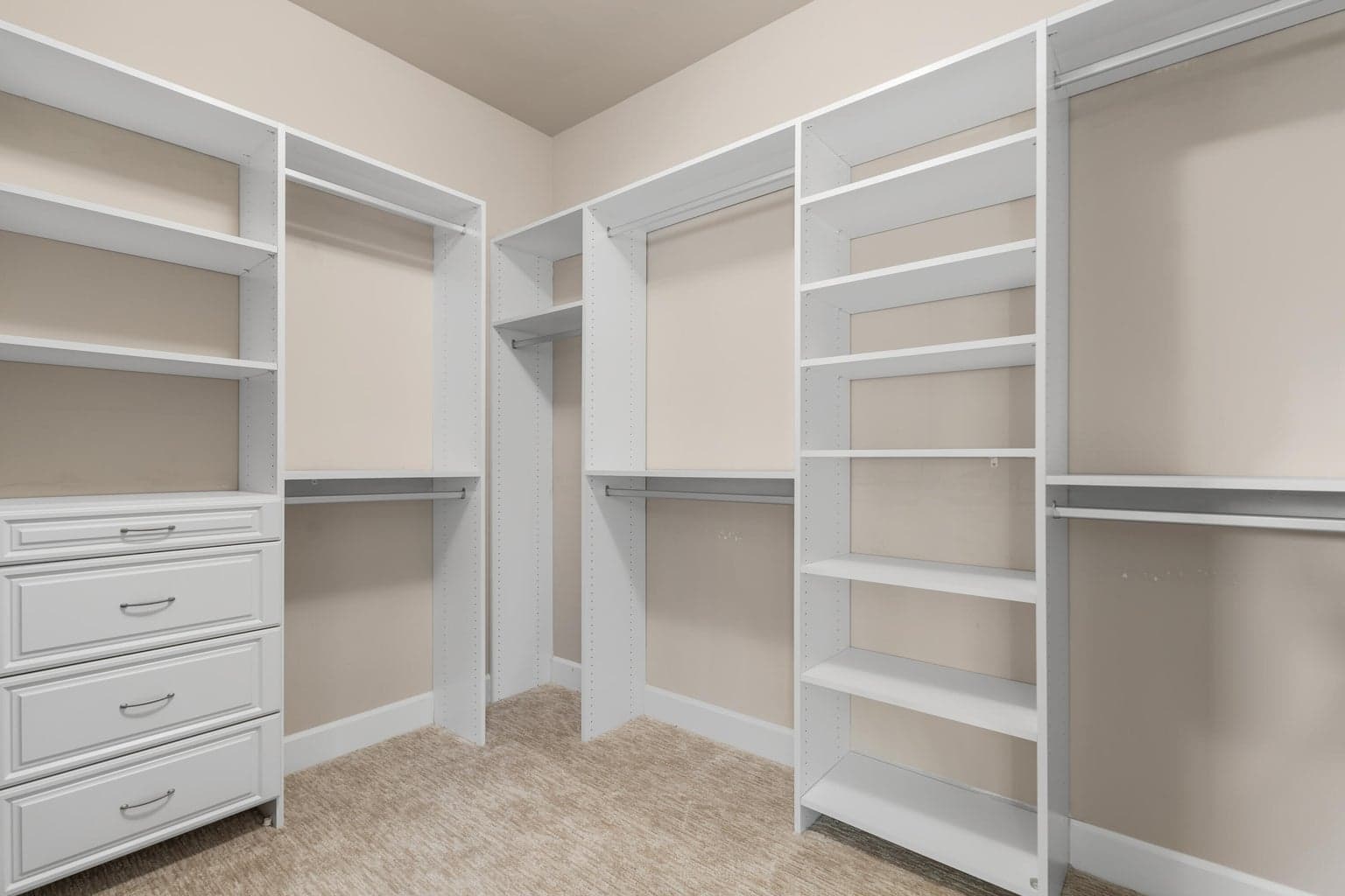 Primary closet