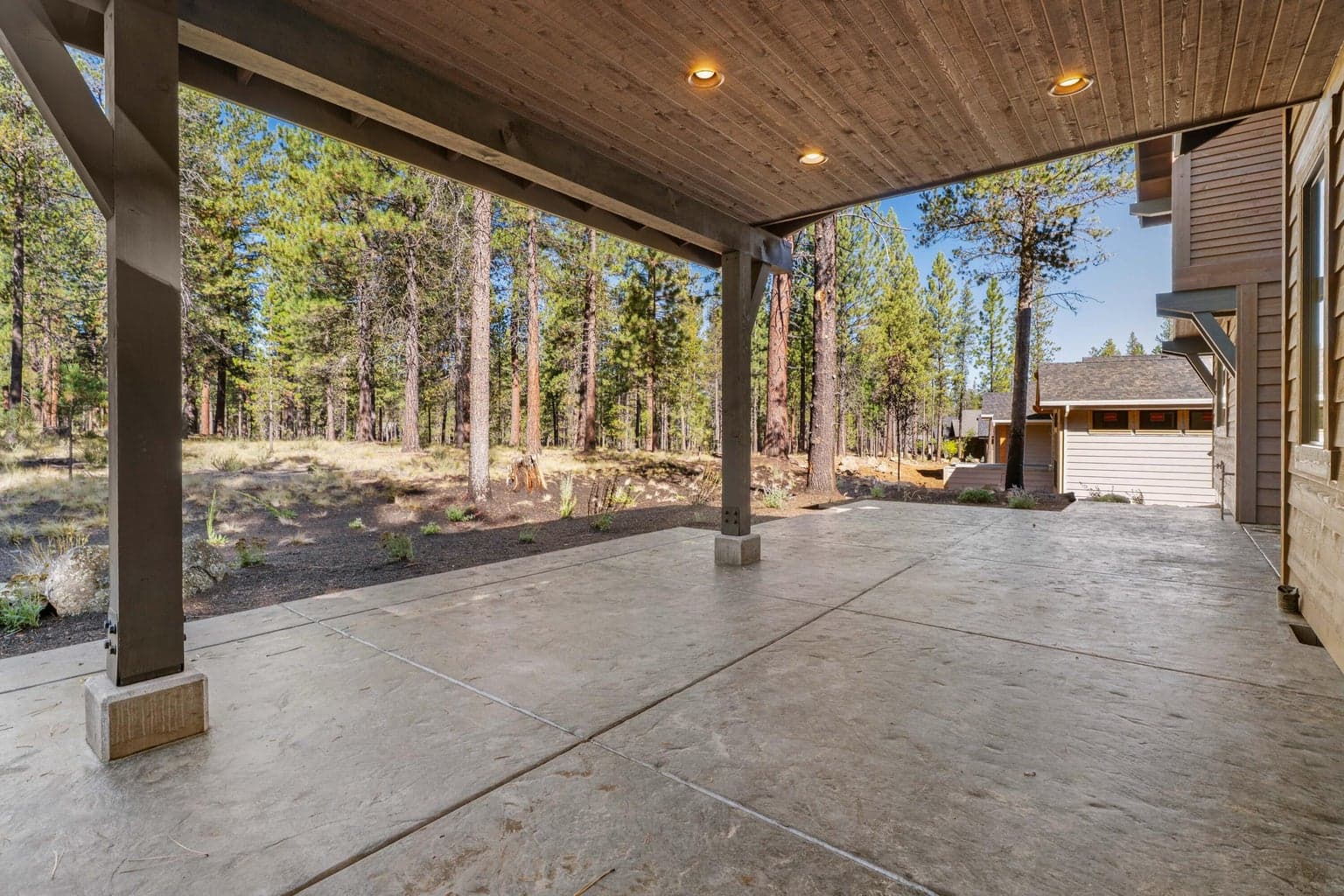 Covered Back Patio, West Facing