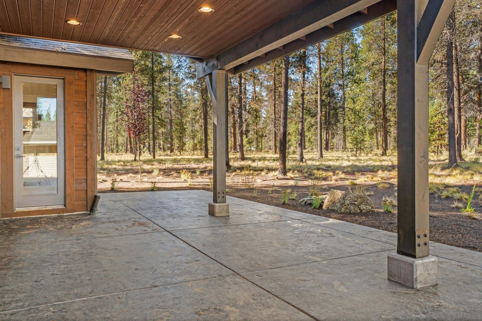 Covered Back Patio, West Facing