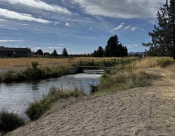 natural walking spaces behind lot