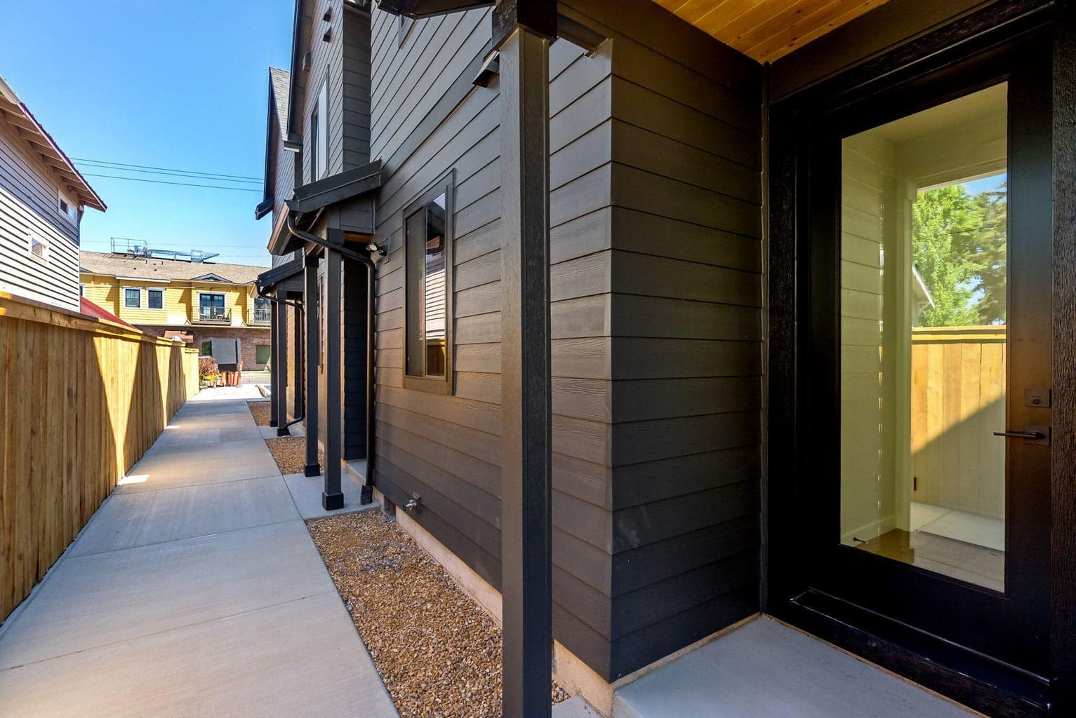 Private entrance to each unit