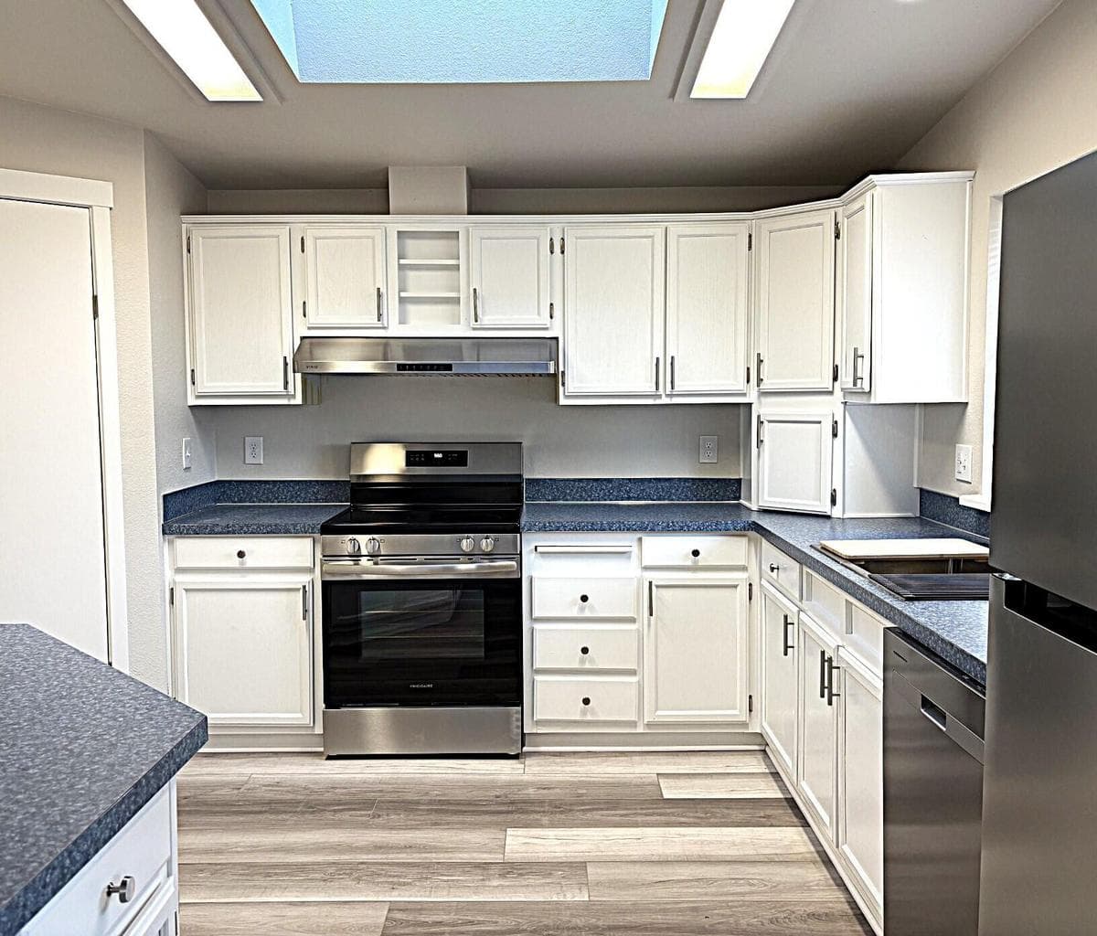 Kitchen boasts new stainless steel appliances