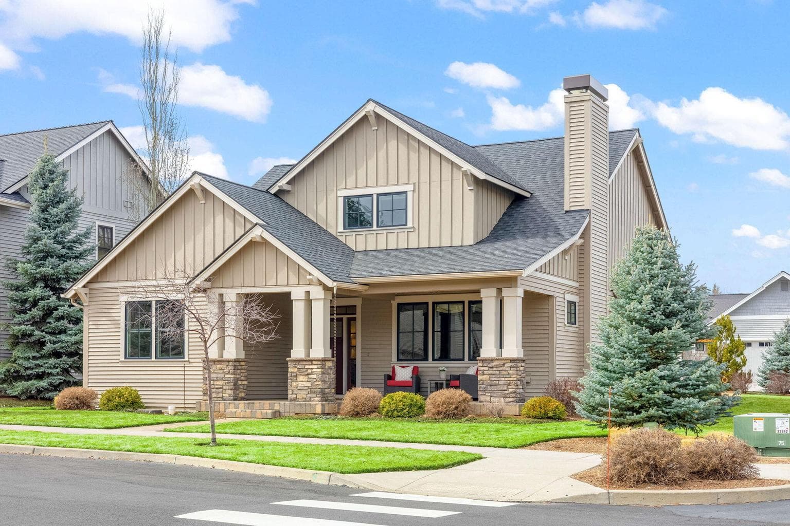 This stunning home in the coveted Pine Meadow Village is ready for a new owner! Check out the custom features througout the home.