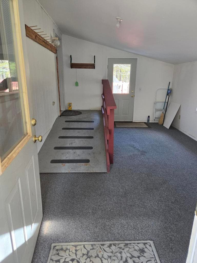 entry into the back door