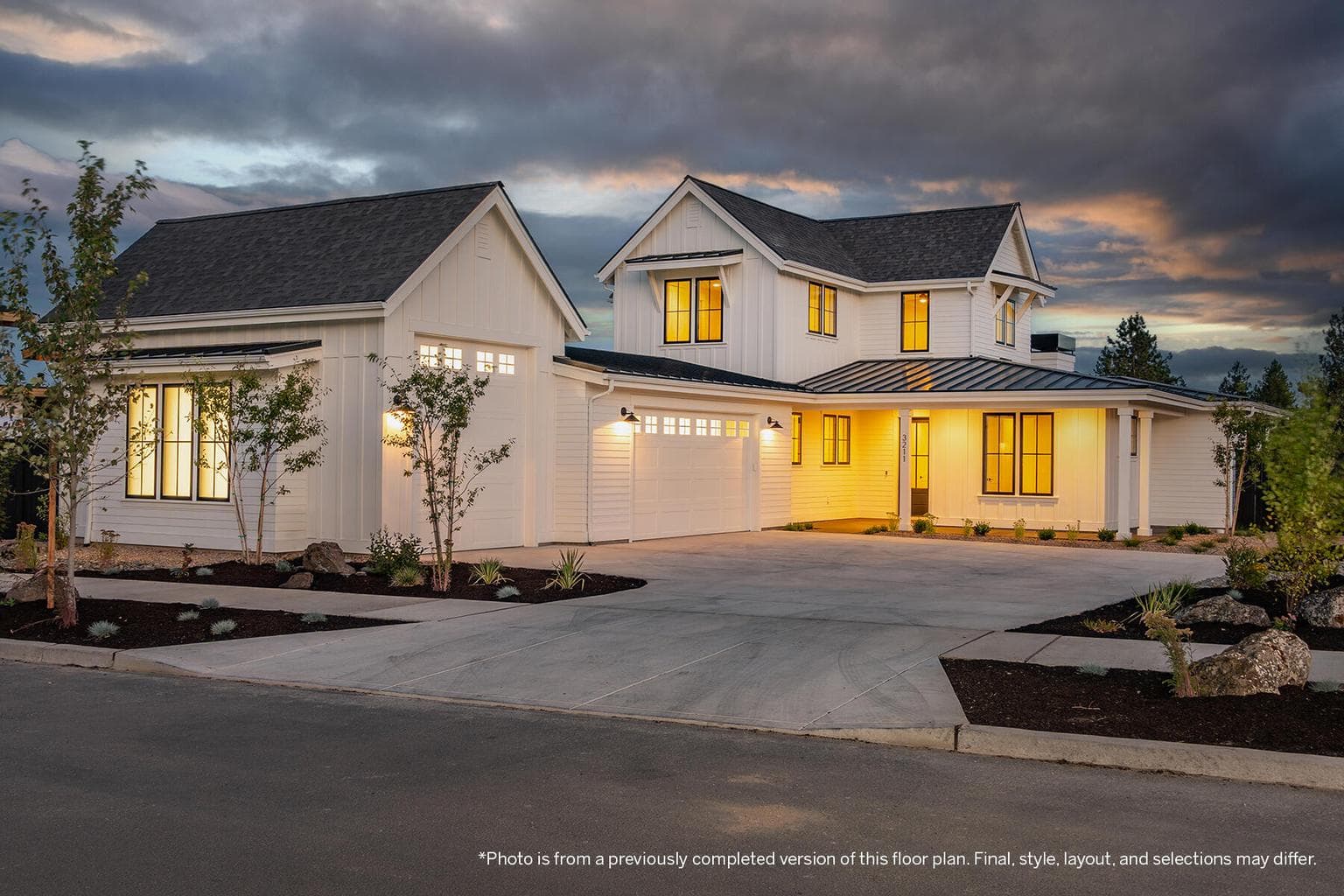 Photo is of the same house on a different lot. See selections for exterior paint colors. Actual elevations and exterior landscaping may vary.