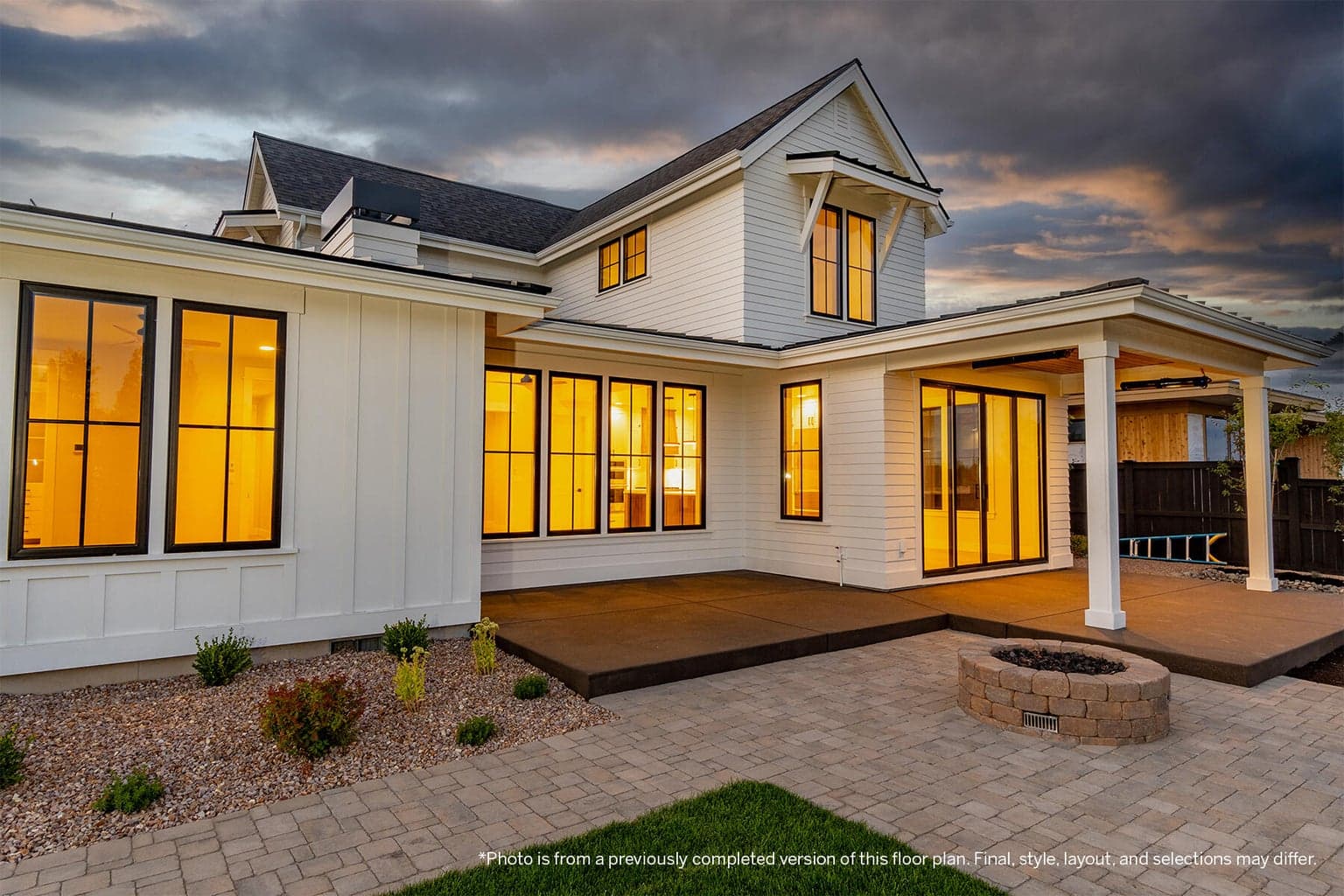 Photo is of the same house on a different lot. See selections for exterior paint colors. Actual elevations and exterior landscaping may vary.