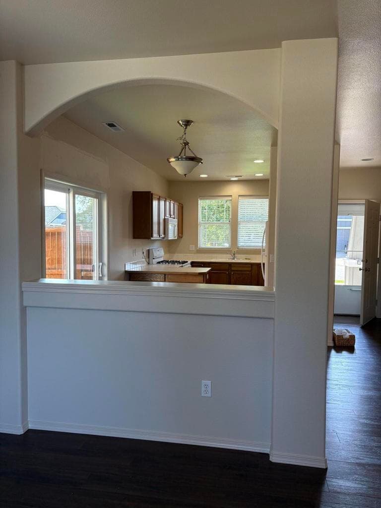 New sliding door from living room