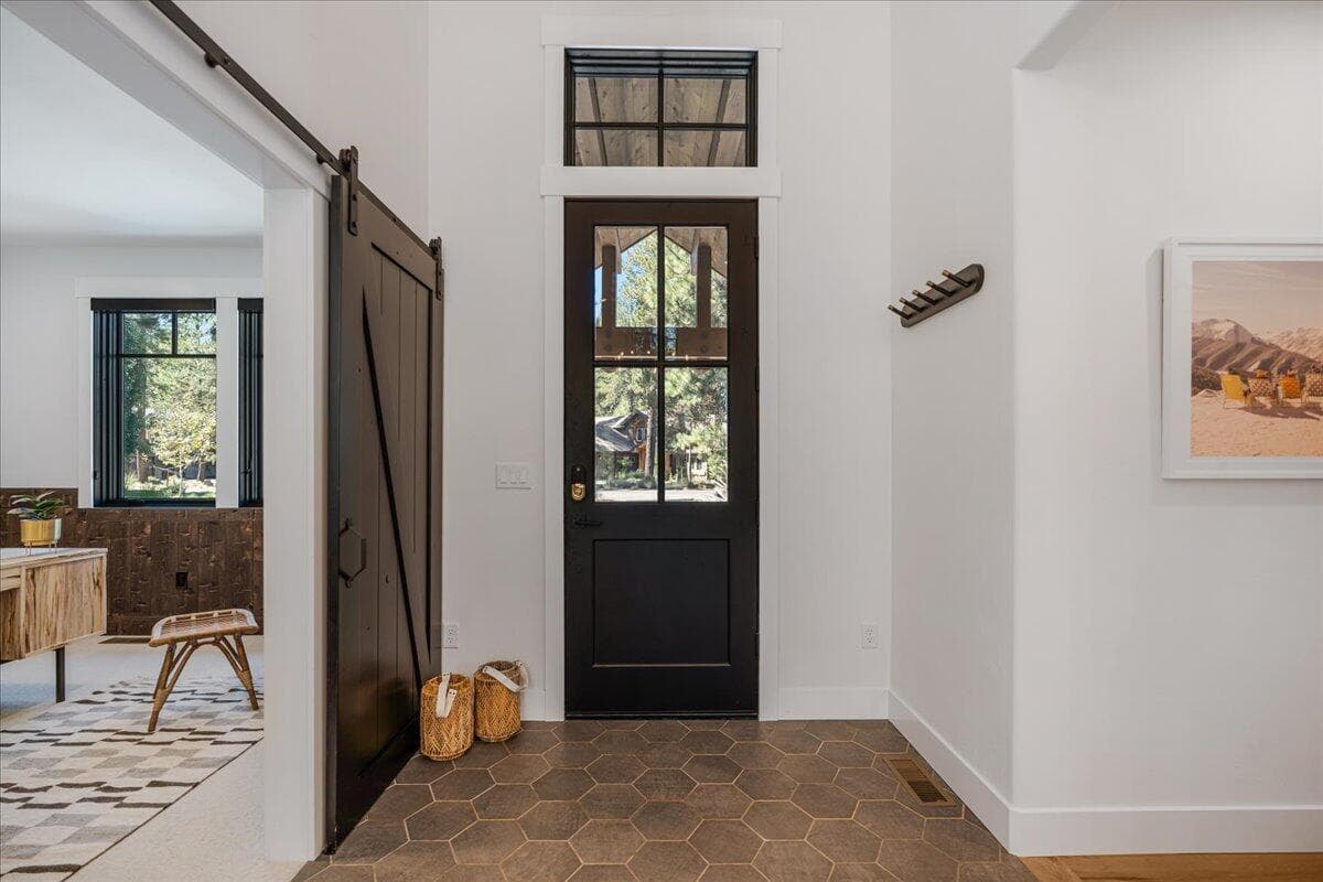 Front entrance + office entrance