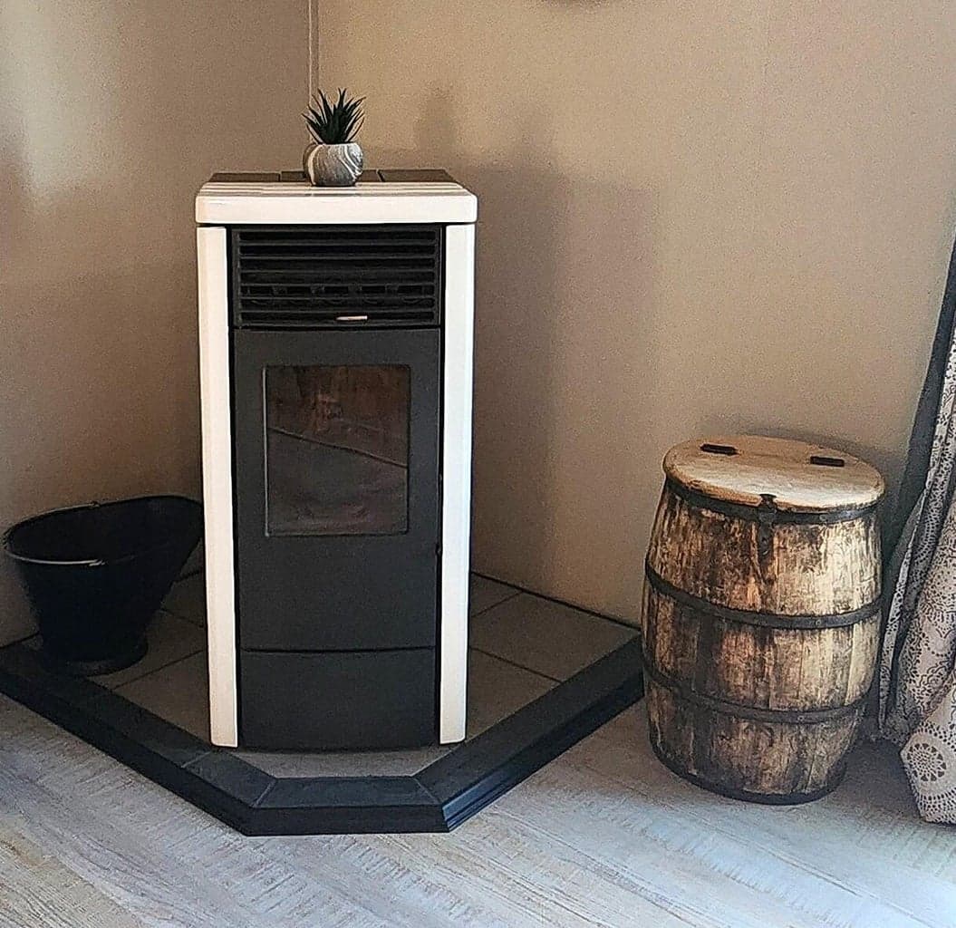 Pellet Stove in Great Room