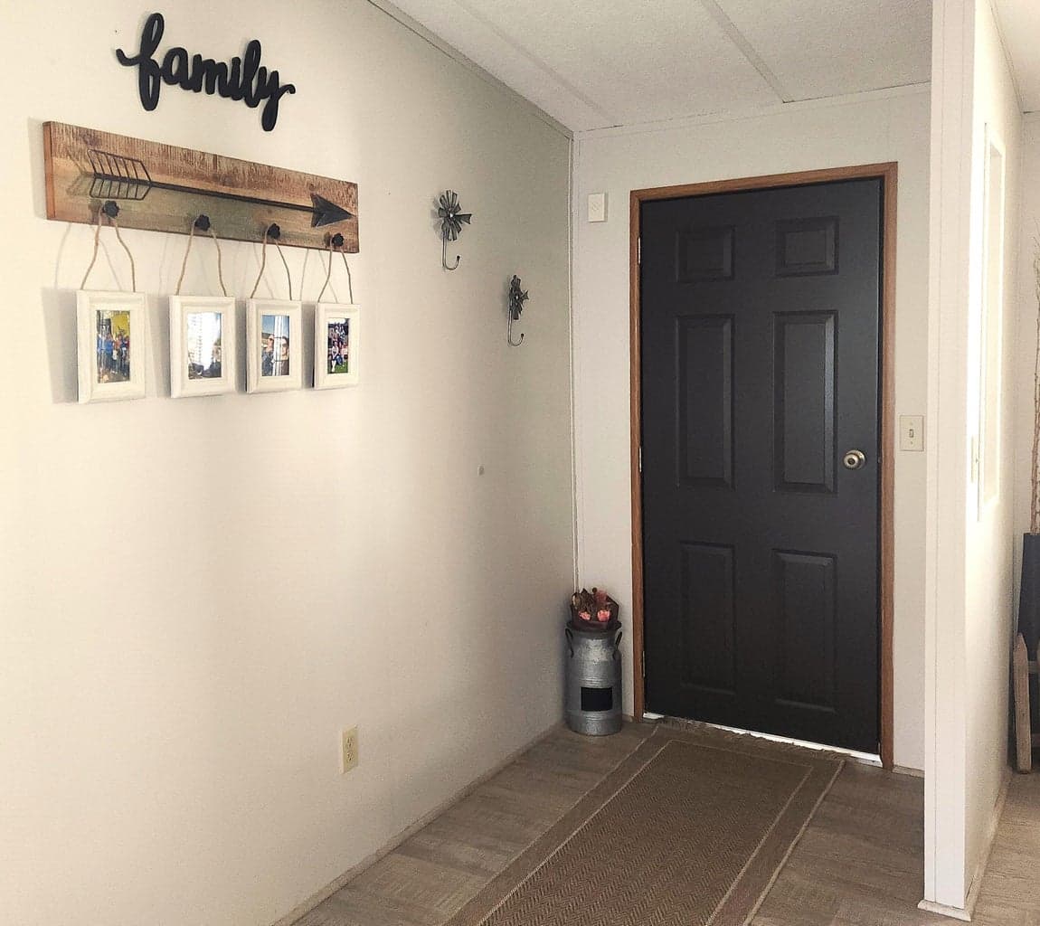 Front door entry area