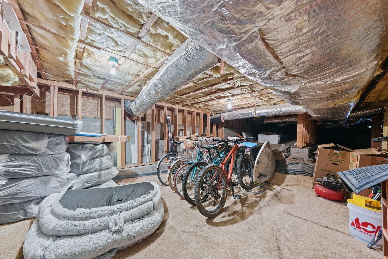 One of many storage areas