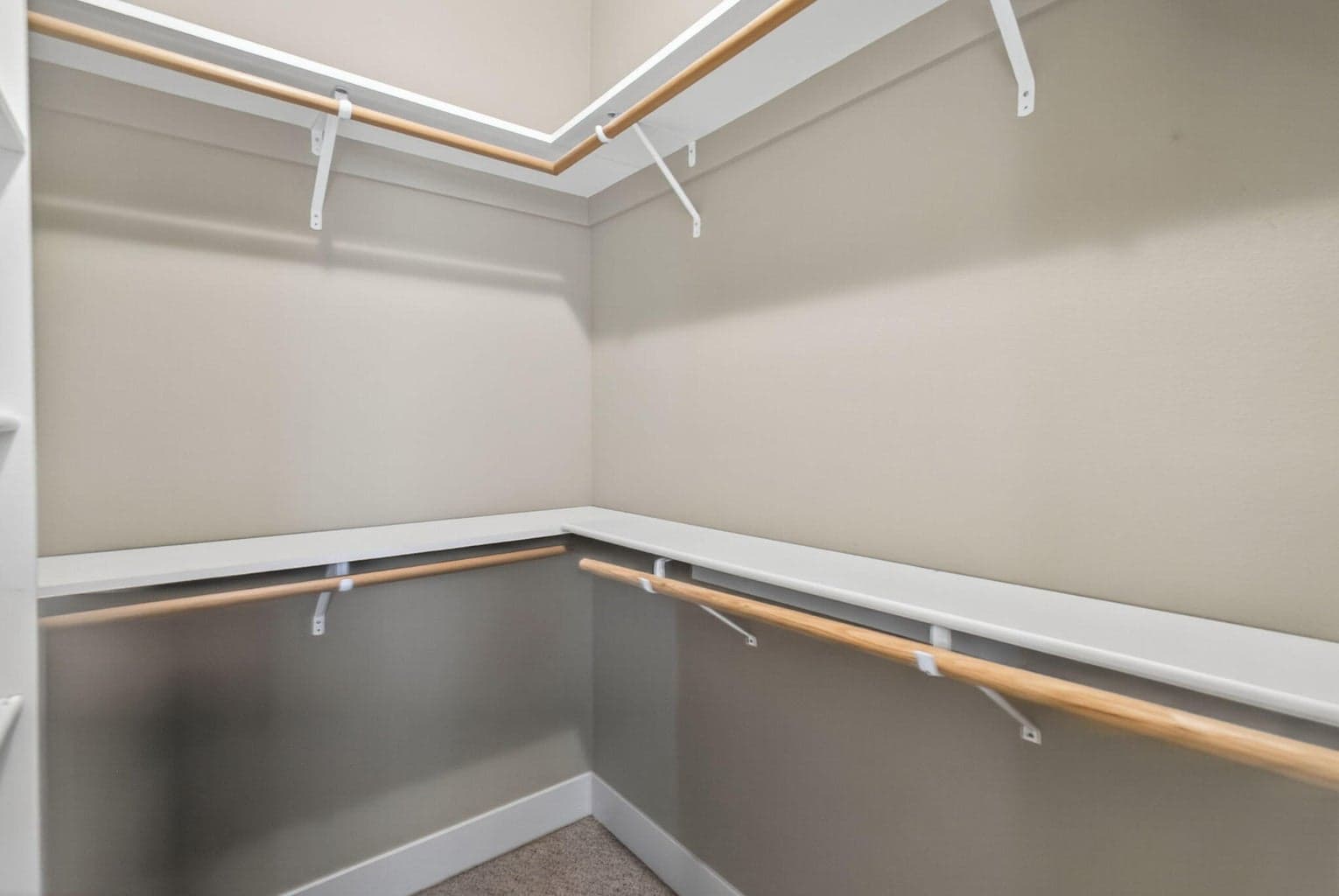 Primary closet