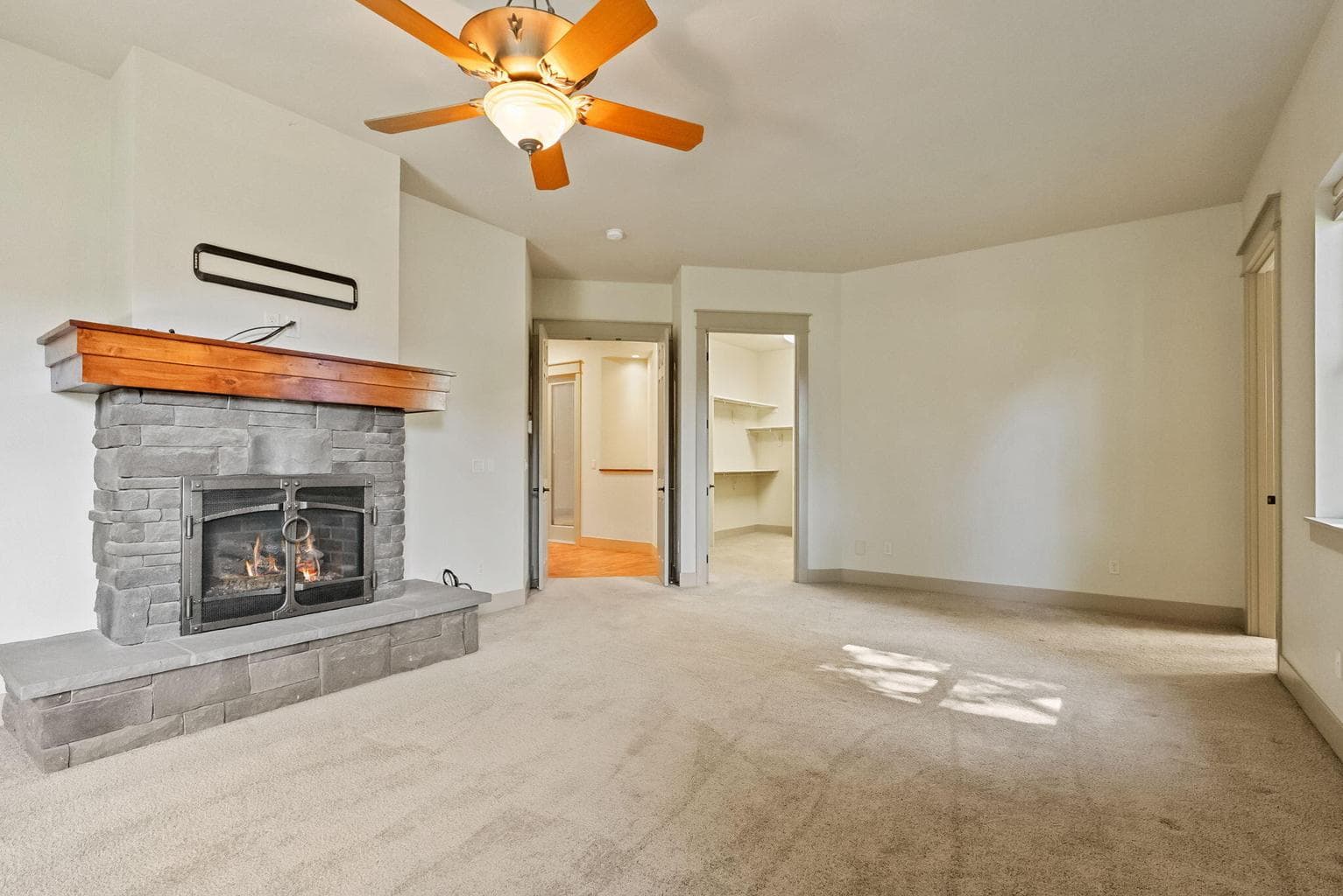 Primary suite with Extraordinaire fireplace