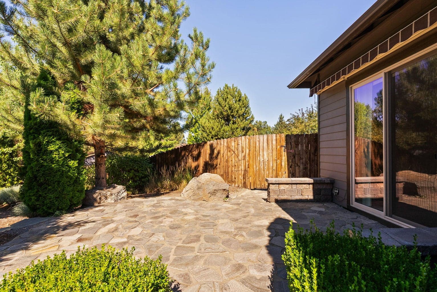 Patio with retractable awning off of ensuite #2