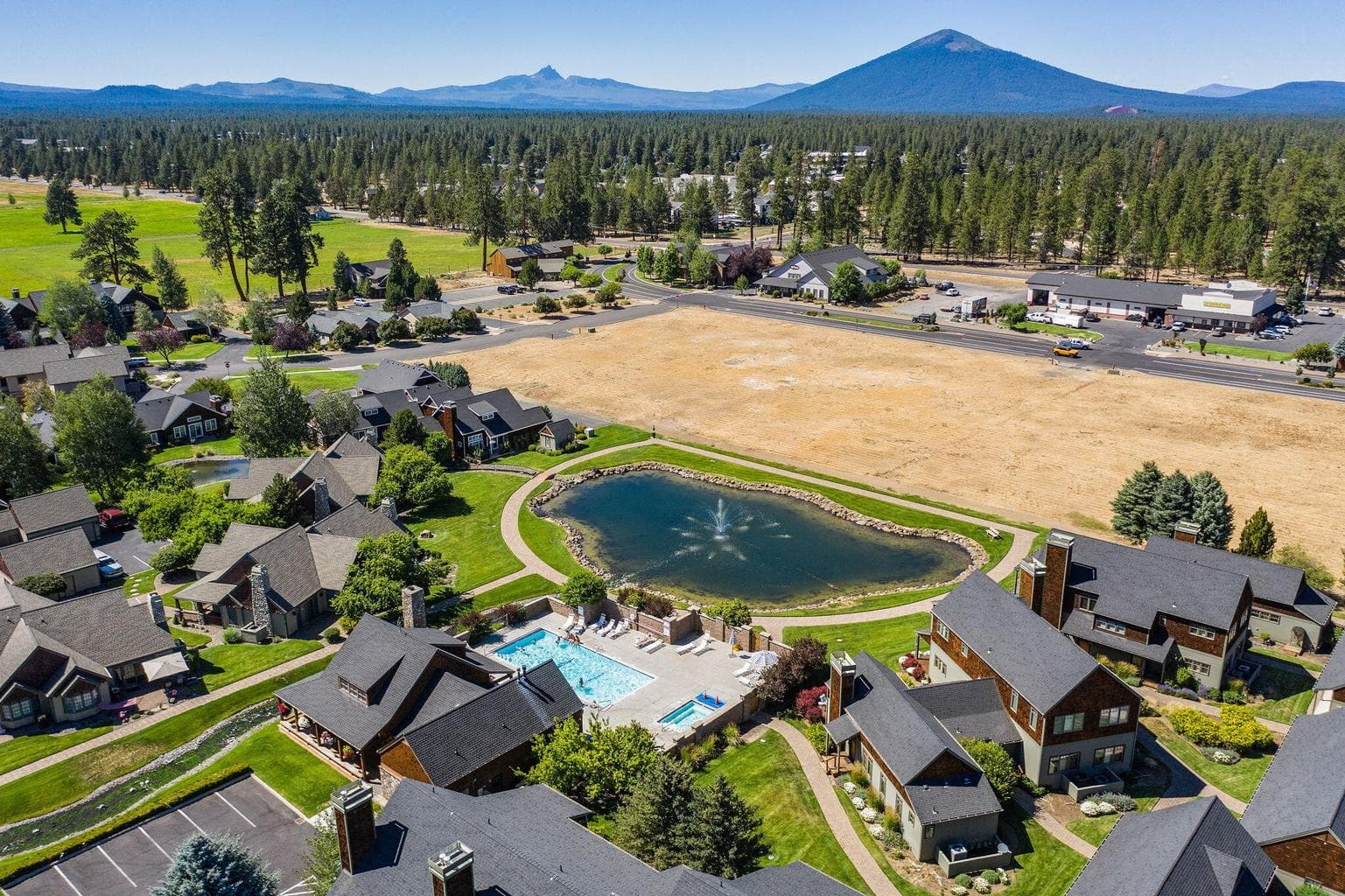 Pond and Walking Paths