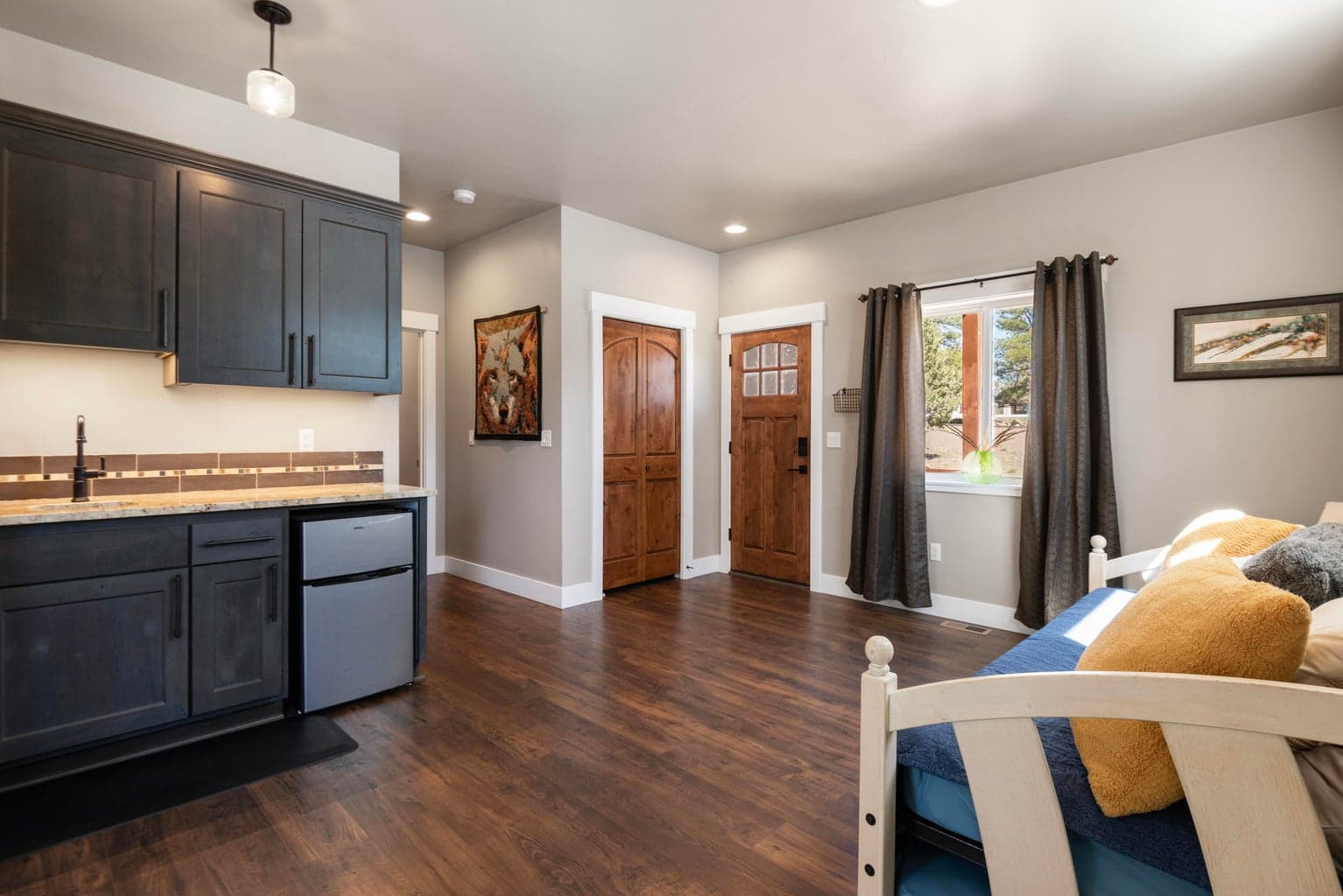 4th Bedroom- wet bar, hallway, closet and private front entry door
