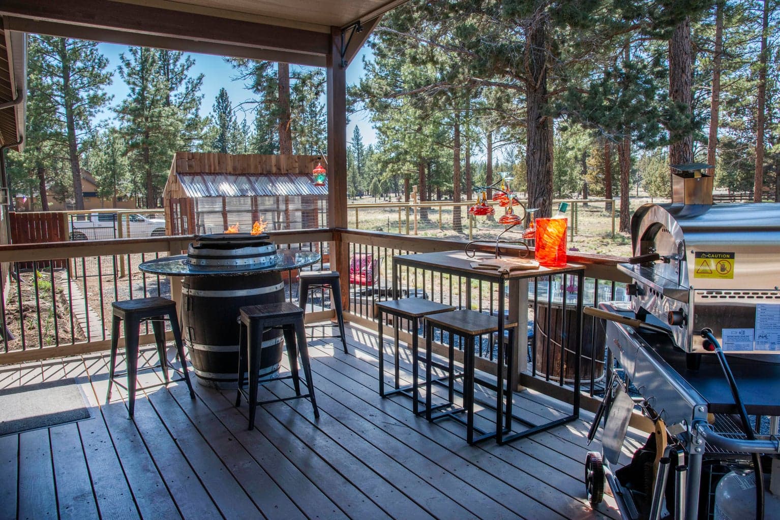 Covered Back Deck