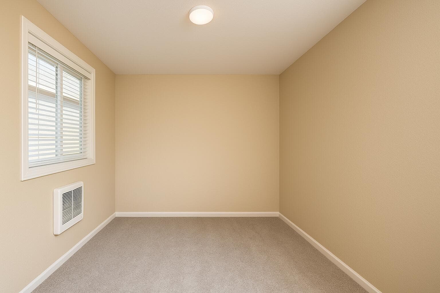 This is a rendering of an empty room. This room is currently used as storage.