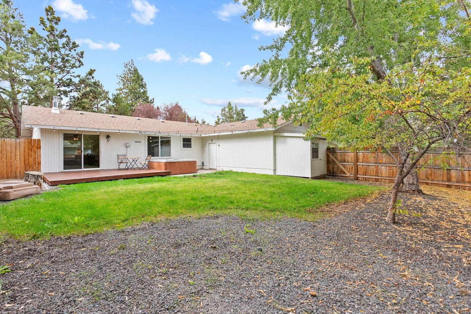 Large lawn and yard 2858 NE Canyon Park Drive Midtown Bend