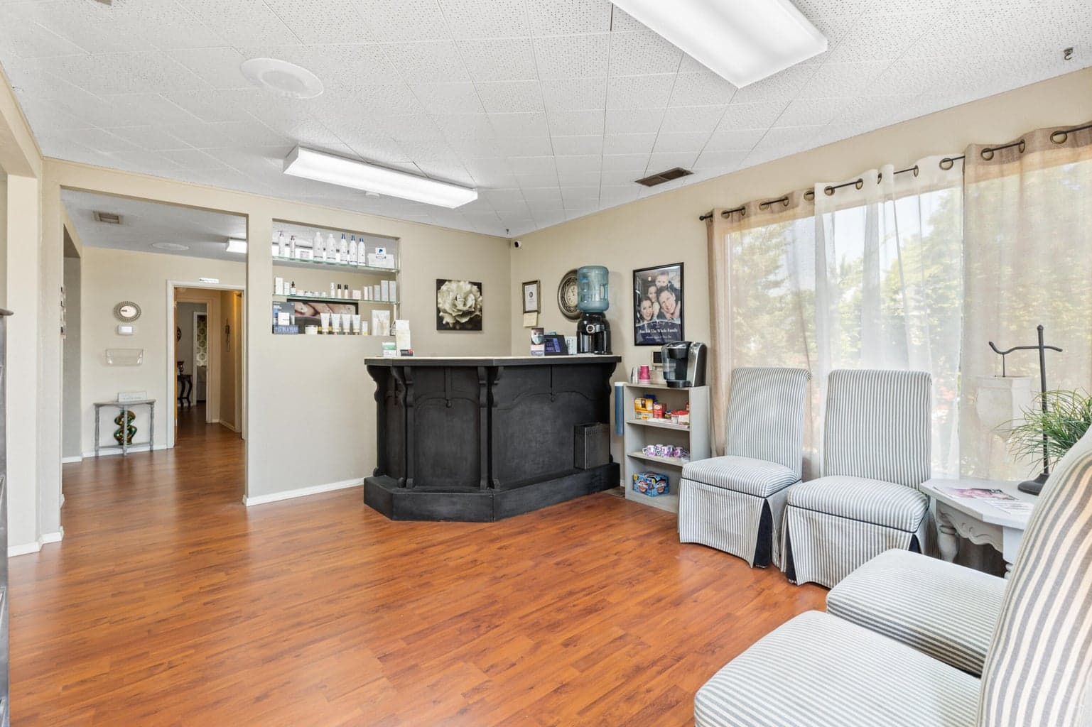 Reception area