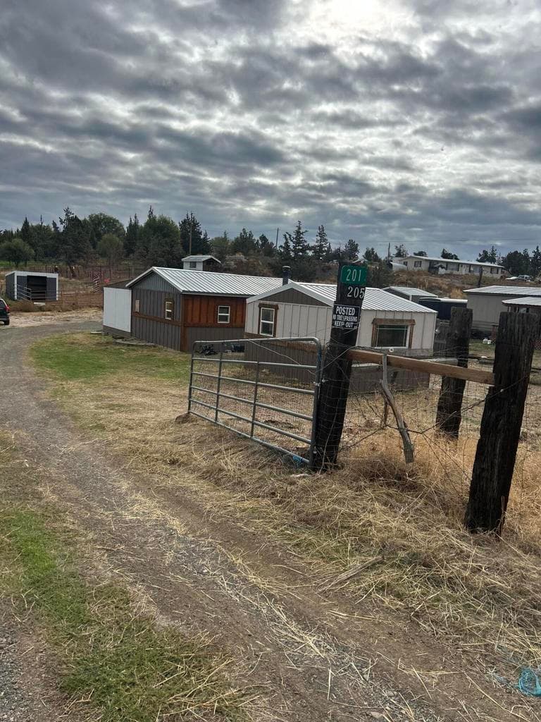 Property from entrance gate