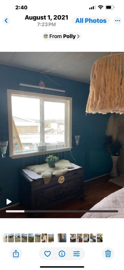 2nd Bedroom when owners lived here