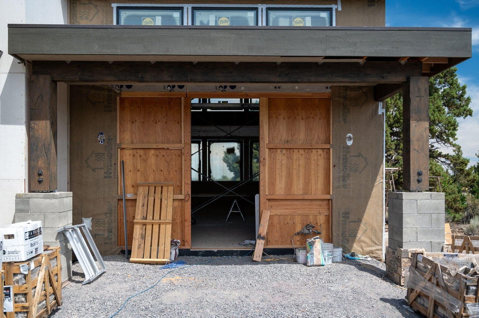 Front Door (glass will be installed on both sides of door)
