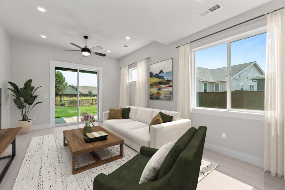 Home will be similar to virtually staged photo.