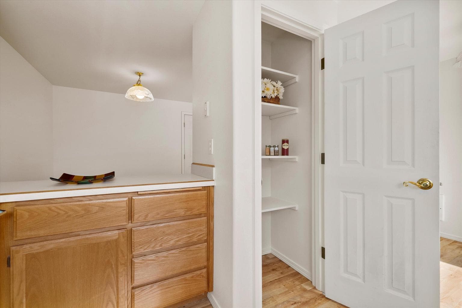 Pantry for additional storage