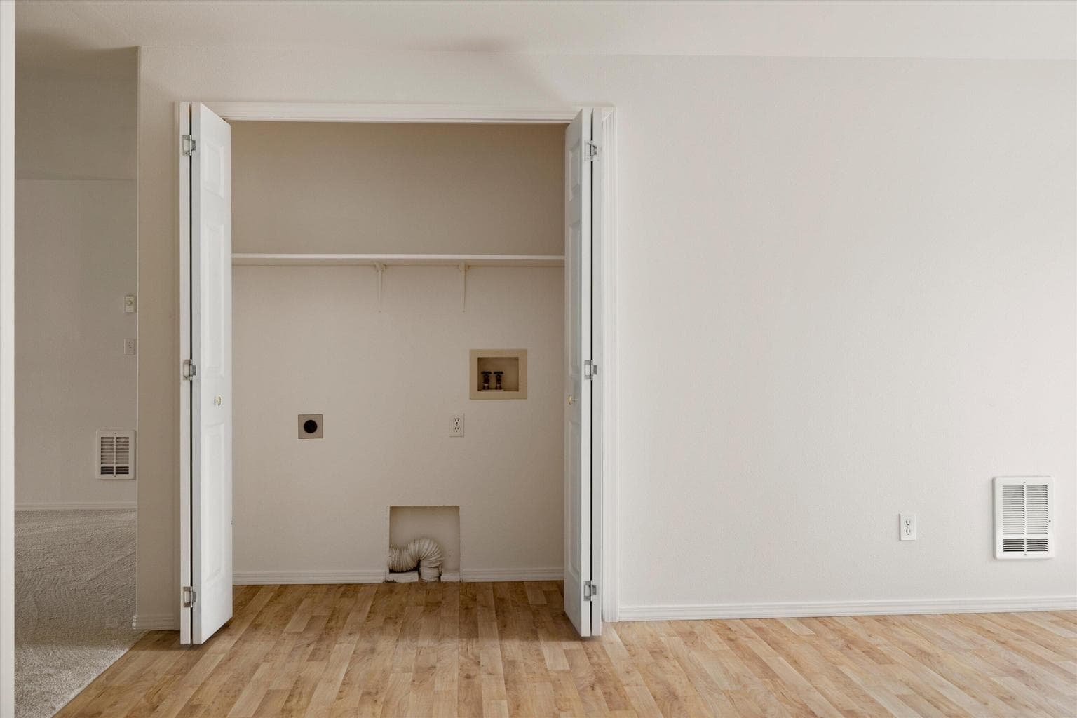Laundry closet