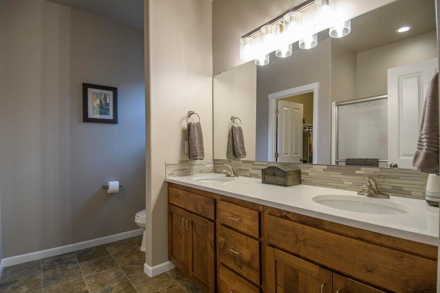 Primary Bath with dual sinks